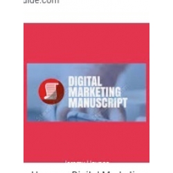 Jeremy Haynes - Digital Marketing Manuscript